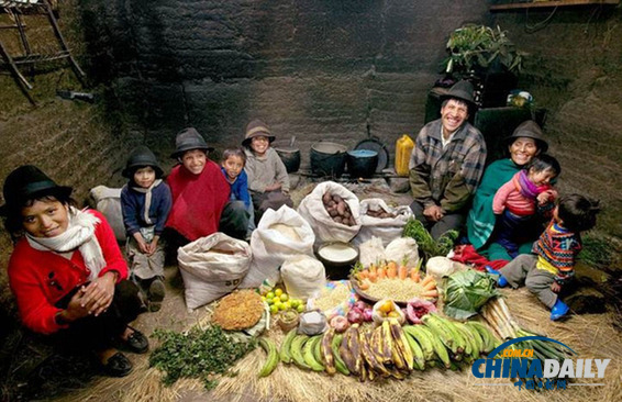 環(huán)球食物消費(fèi)大比拼 精彩老照片探秘各地飲食習(xí)慣