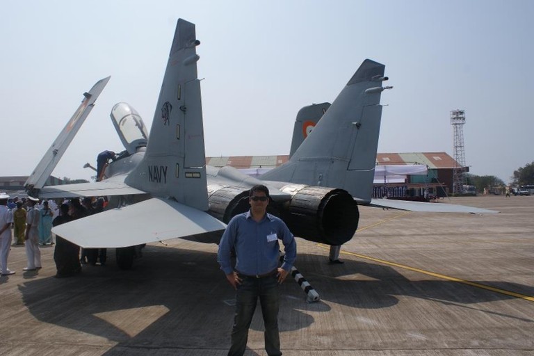 印度海軍米格-29KUB艦載戰(zhàn)機服役現(xiàn)場圖曝光