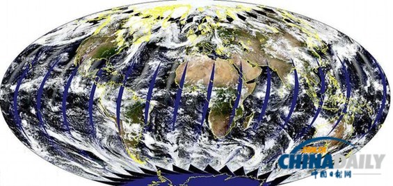 30萬(wàn)張衛(wèi)星照片拼成無(wú)云地圖集 提供俯瞰獨(dú)特視野