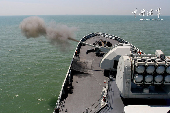 東海艦隊(duì)隱身戰(zhàn)艦群強(qiáng)磁干擾下練編組作戰(zhàn)