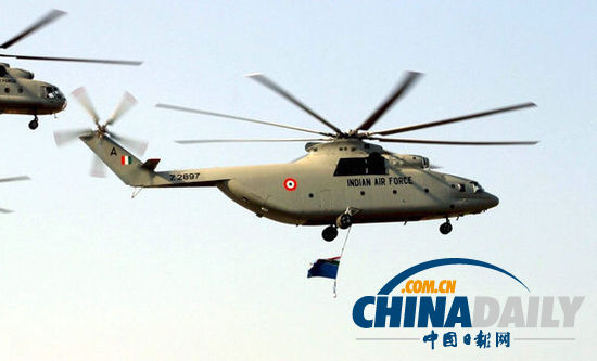 印度救災(zāi)直升機墜毀機上20人全部遇難