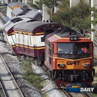 泰國火車脫軌約30人受傷 內有1名中國游客