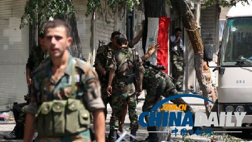 敘利亞軍方沒收一批激進分子武器 或受外國支援