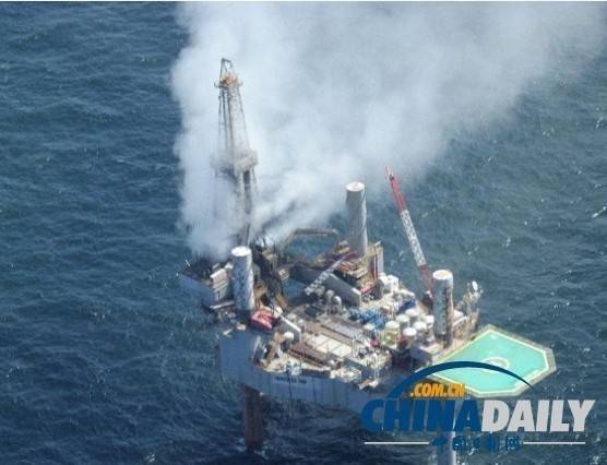 墨西哥灣一油氣平臺(tái)天然氣泄漏 人員疏散后爆炸起火