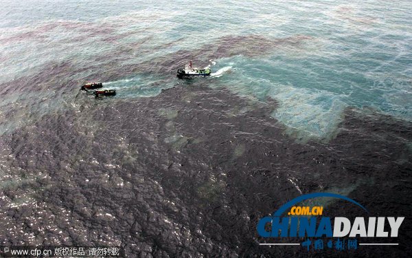 泰國發(fā)生漏油事故 50至70噸原油流進海洋（組圖）
