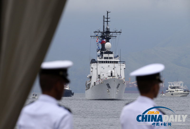 菲律賓海軍第二艘購(gòu)自美國(guó)“漢密爾頓級(jí)”巡邏艦抵菲（組圖）