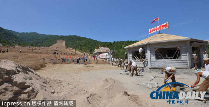 朝鮮突擊建設馬息嶺滑雪場 響應金正恩號召