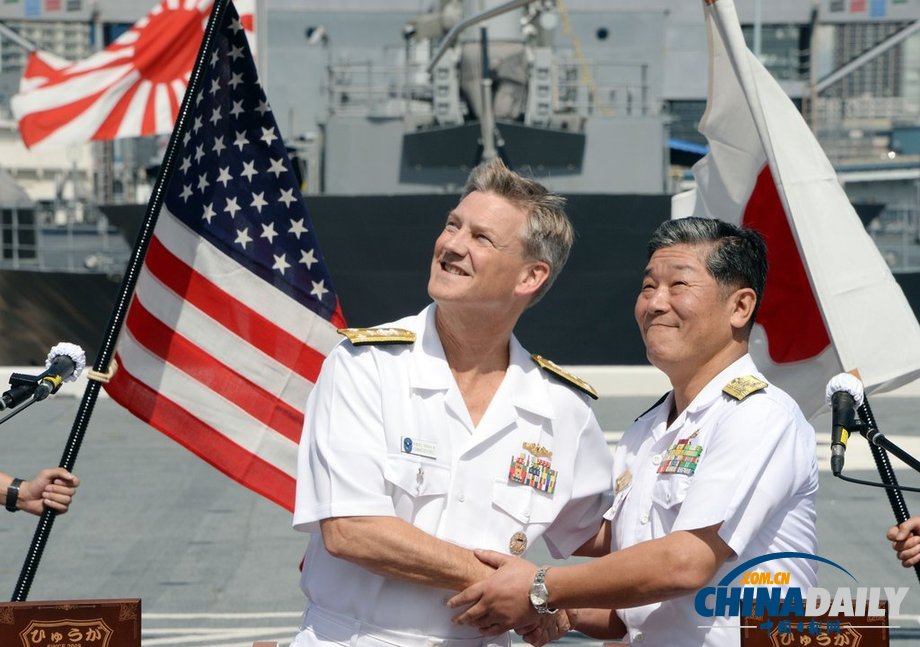 美國第七艦隊的指揮艦“藍(lán)嶺號”抵日本進(jìn)行友好訪問（高清組圖）