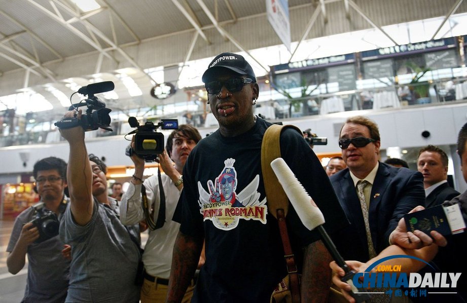 前NBA球星羅德曼抵達(dá)北京 將再赴朝鮮與“好友”金正恩會面