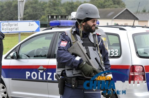 奧地利發(fā)生槍擊事件致3人死 槍手劫持人質與警方對峙