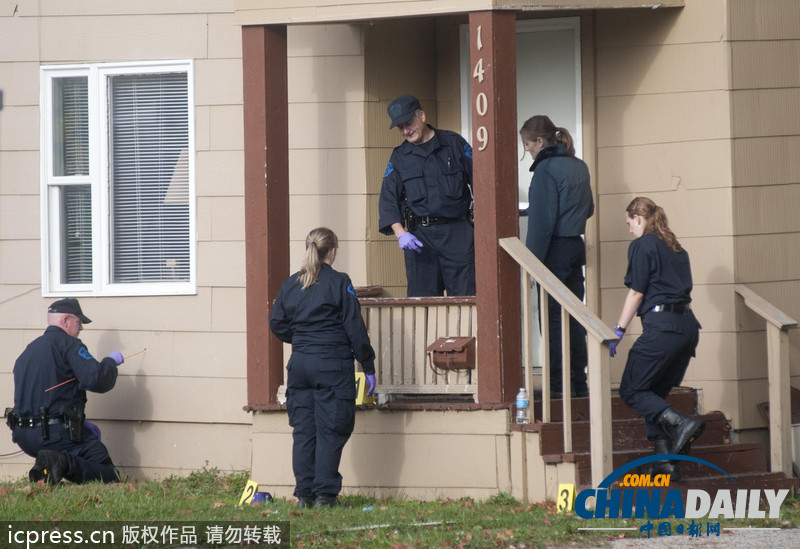美國(guó)再發(fā)槍擊案致2人死亡 警方已展開(kāi)調(diào)查（圖）