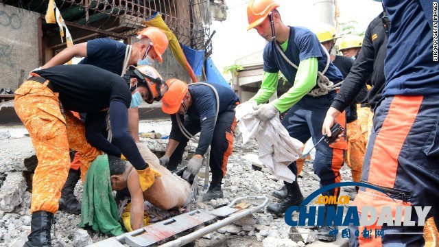 7.2級(jí)強(qiáng)震襲擊菲律賓 超過30人遇難