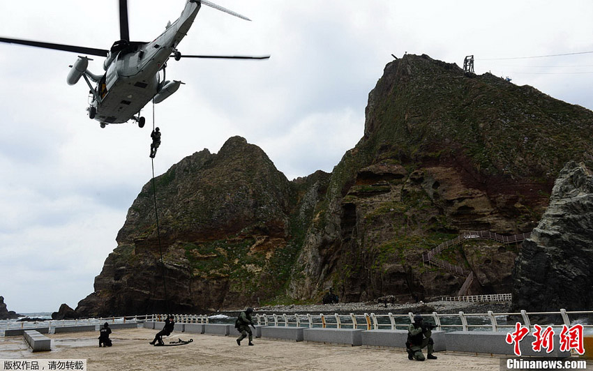 韓國(guó)首次在“獨(dú)島日”公開(kāi)軍演