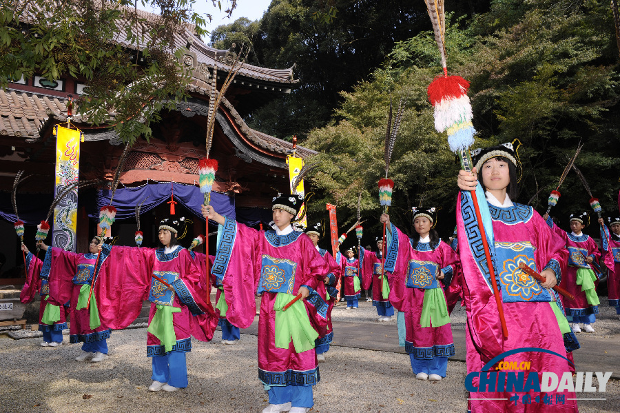 日本佐賀縣舉行秋季祭孔典禮（組圖）