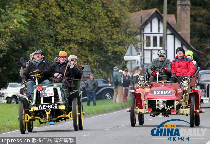 英國(guó)舉辦倫敦至布萊頓老爺車(chē)耐力賽