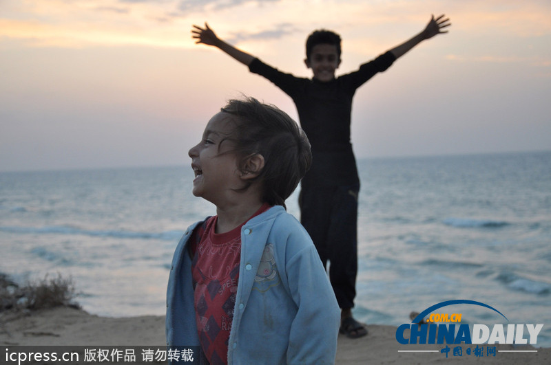 圖片故事：探訪加沙巴勒斯坦難民兒童 槍戰(zhàn)下的童年