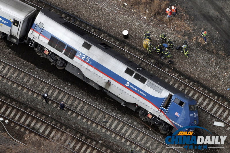 紐約一通勤列車脫軌致4死63傷