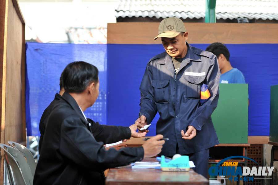 泰國大選提前投票 多地投票站受擾關(guān)閉