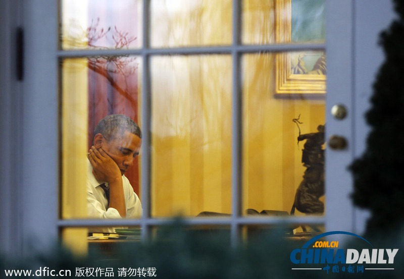 奧巴馬白宮挑燈夜戰(zhàn) 專心籌備國(guó)情咨文講話