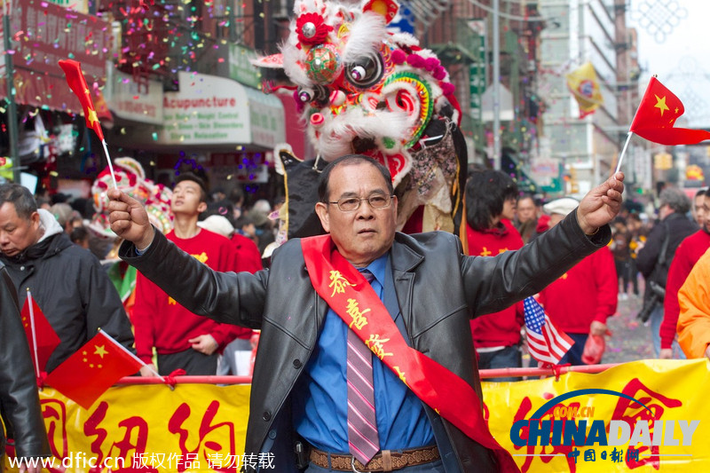 從倫敦到華盛頓 老外與僑胞唐人街共慶中國(guó)春節(jié)