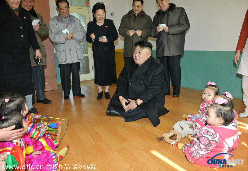 金正恩視察育兒院和愛(ài)育院 稱(chēng)孩子是“國(guó)家的王”