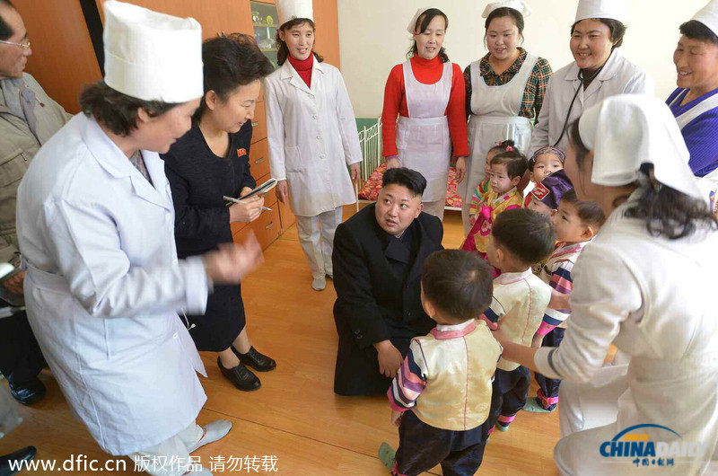金正恩視察育兒院和愛(ài)育院 稱孩子是“國(guó)家的王”