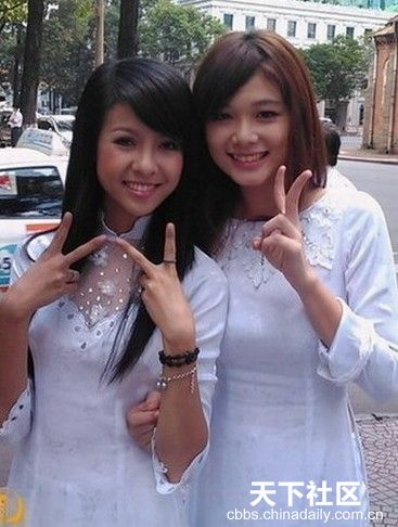 越南街頭時(shí)髦女孩甜美賽川妹子