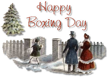 “Boxing Day”。就中文譯名而言，您可以叫它“節(jié)禮日”、“禮盒節(jié)”，或者“拆禮物日”。按英聯(lián)邦傳統(tǒng)風(fēng)俗，在這一天，服務(wù)行業(yè)人員都會得到小費或者老板的獎勵。