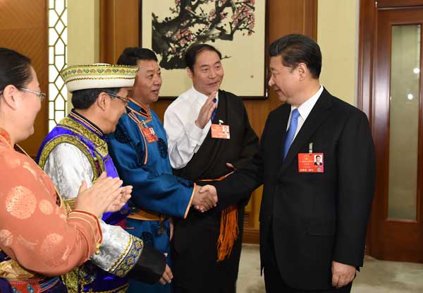 習近平2016兩會談經(jīng)濟