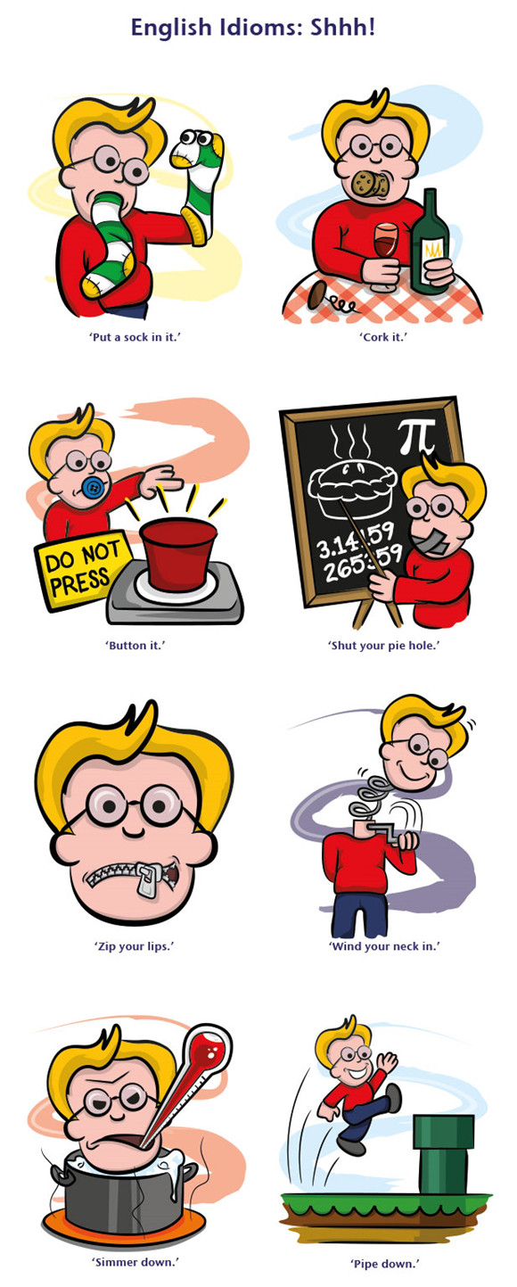 噓！英文中讓別人閉嘴的常用口語表達