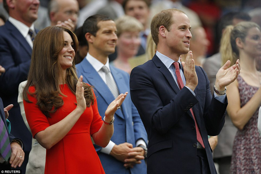 養(yǎng)眼！溫網(wǎng)觀眾席明星云集