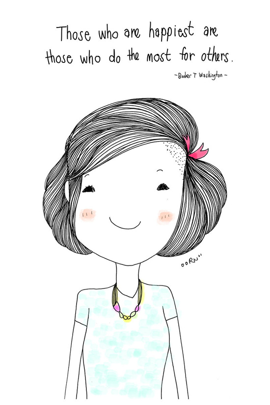 短發(fā)也可以很美：女孩捐掉長(zhǎng)發(fā)后畫的勵(lì)志明信片