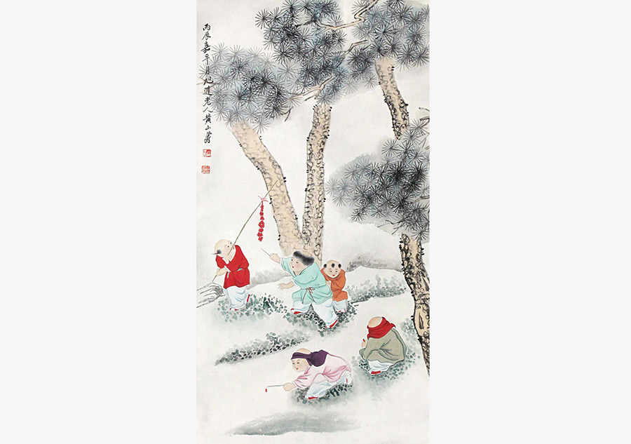 中國(guó)畫家筆下的春節(jié)（組圖）