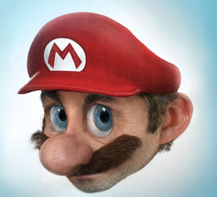 驚悚！卡通人物的3D現(xiàn)實版（組圖）