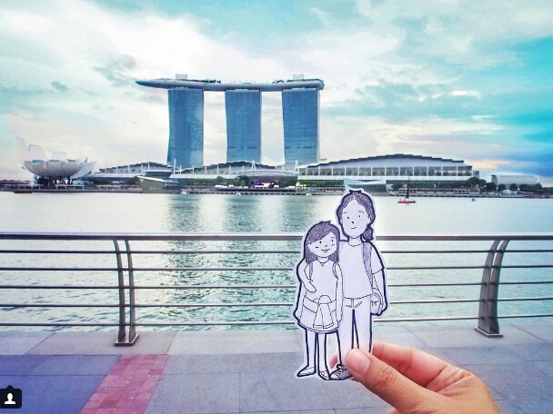 旅行時怎么秀恩愛更有新意？除了自拍還可以這么玩（組圖）