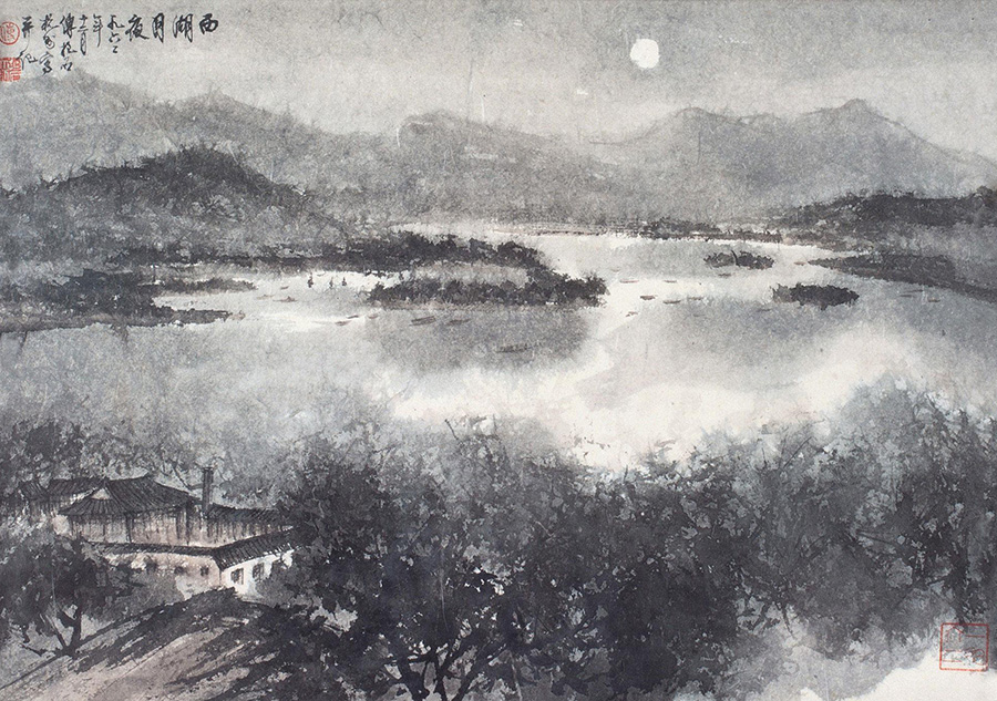 【聚焦G20】中國(guó)名畫家筆下的杭州（組圖）