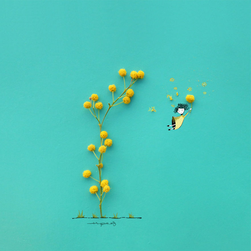 我用花瓣、果子、棉花糖變出了童話世界（組圖）