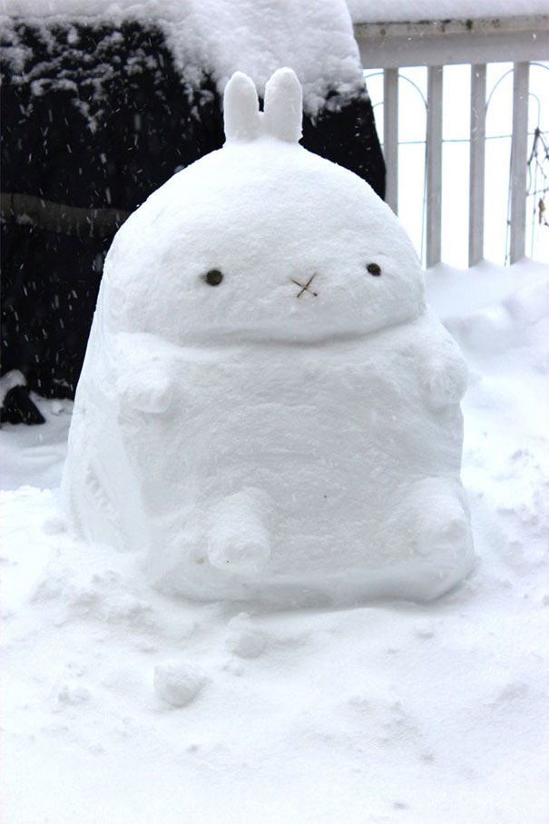 雪人創(chuàng)意大PK：你最喜歡哪個(gè)？（組圖）
