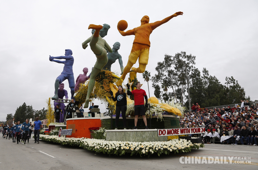 “孫悟空”、“小王子”花車亮相美國玫瑰花車大游行（組圖）