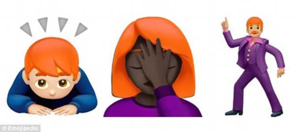 Emoji又出新表情了！光頭和紅發(fā)人士也將擁有專屬表情