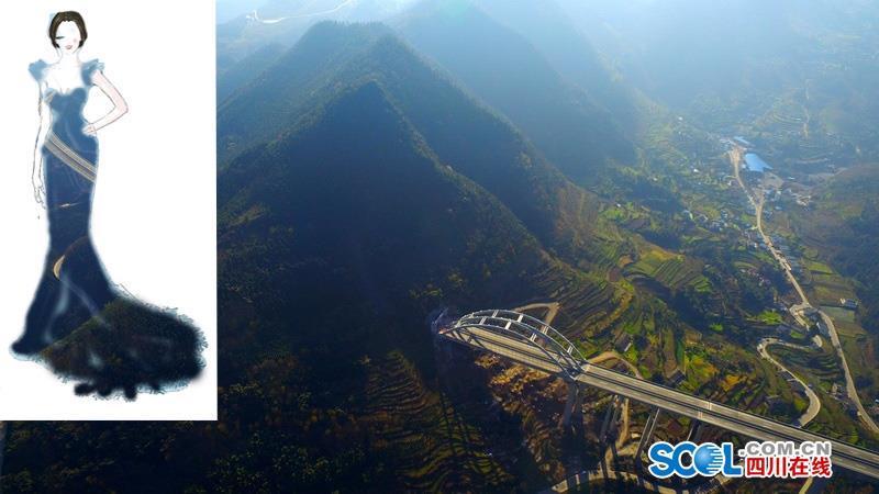 把高速公路做成衣服穿上身 美不美？（組圖）