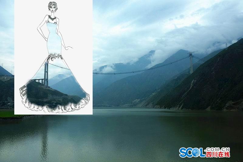 把高速公路做成衣服穿上身 美不美？（組圖）