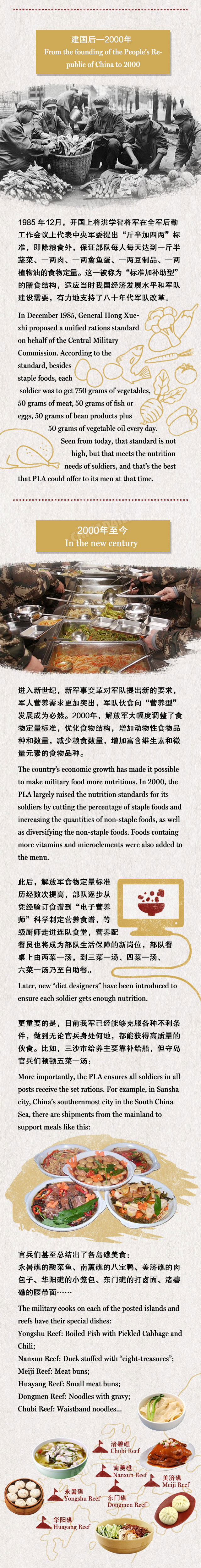 吃得好也是戰(zhàn)斗力！我軍90年來都吃啥？（組圖）