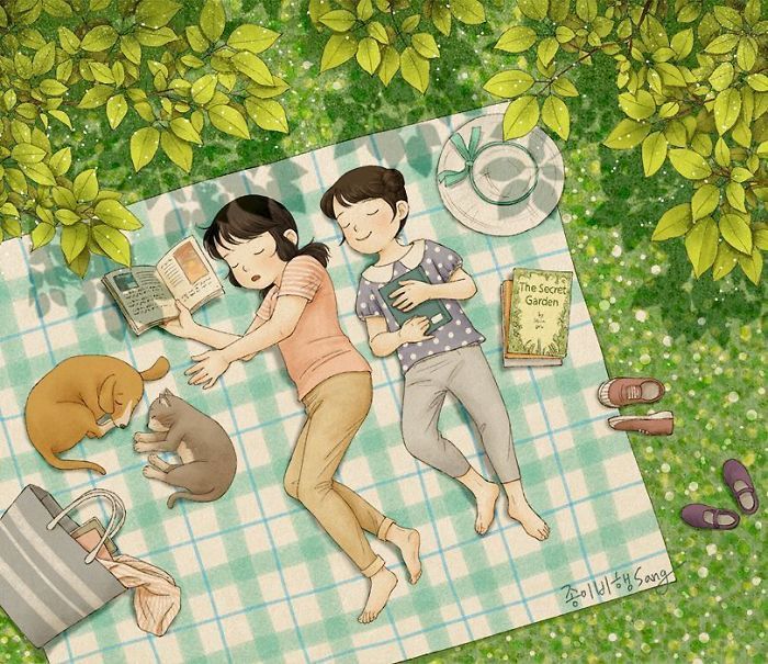 有親姐妹是什么感覺？讓插畫師來告訴你（組圖）