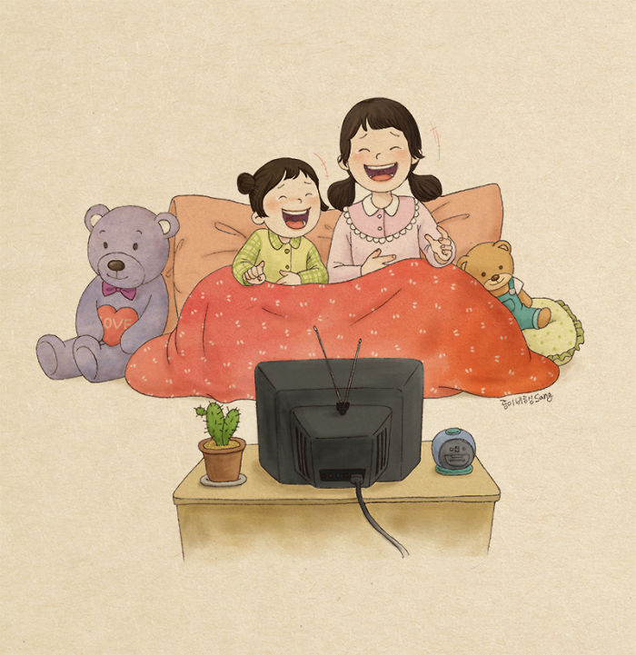 有親姐妹是什么感覺？讓插畫師來告訴你（組圖）