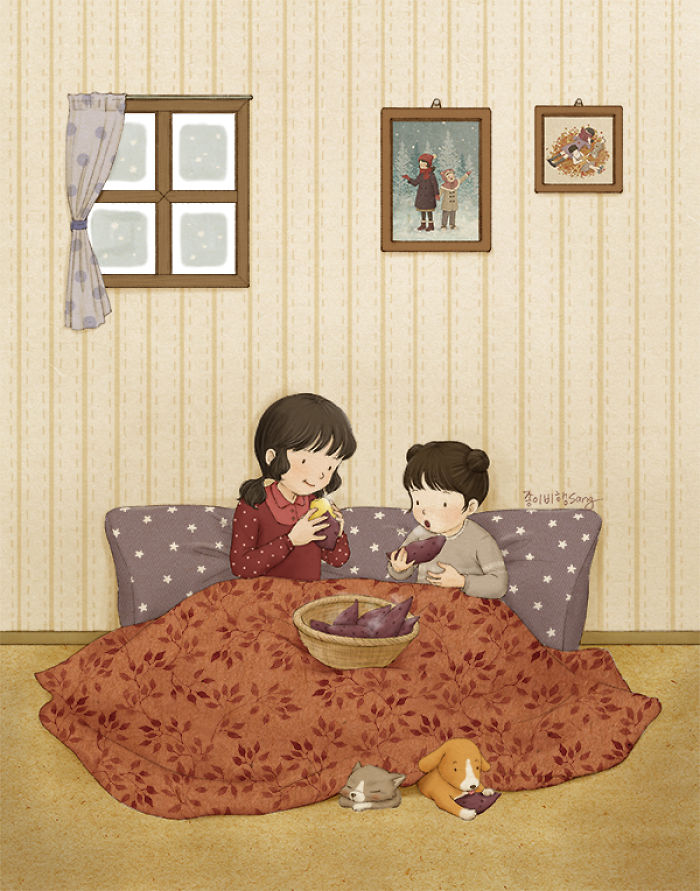 有親姐妹是什么感覺？讓插畫師來告訴你（組圖）