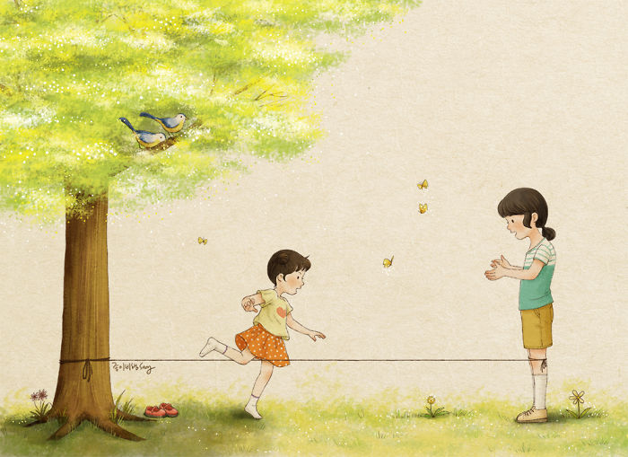 有親姐妹是什么感覺？讓插畫師來告訴你（組圖）
