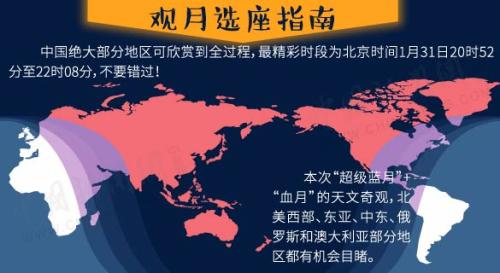 “超級藍(lán)血月”+月全食今晚現(xiàn)身！送你一份觀天攻略
