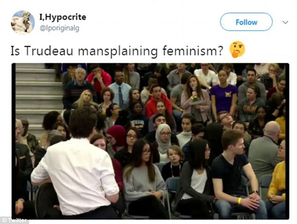 到底用mankind還是peoplekind？ 加拿大總理也開始“咬文嚼字”