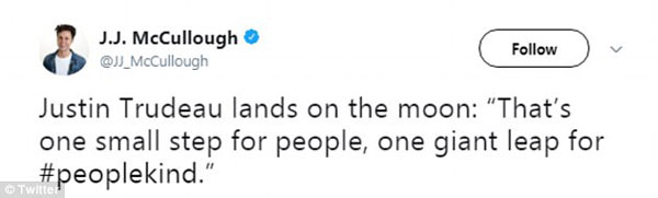 到底用mankind還是peoplekind？ 加拿大總理也開始“咬文嚼字”